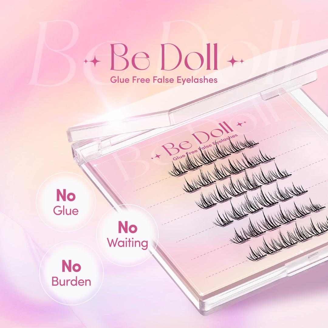 Be Doll Glue free False Eyelashes - Style I 猫爪