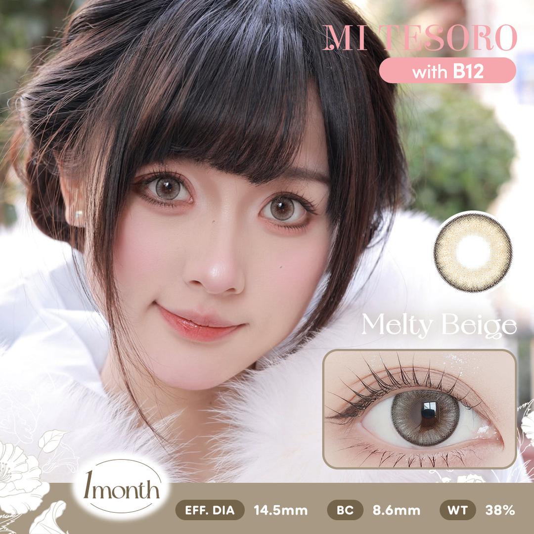 Melty Beige-Mi Tesoro Monthly Color Con 2pcs