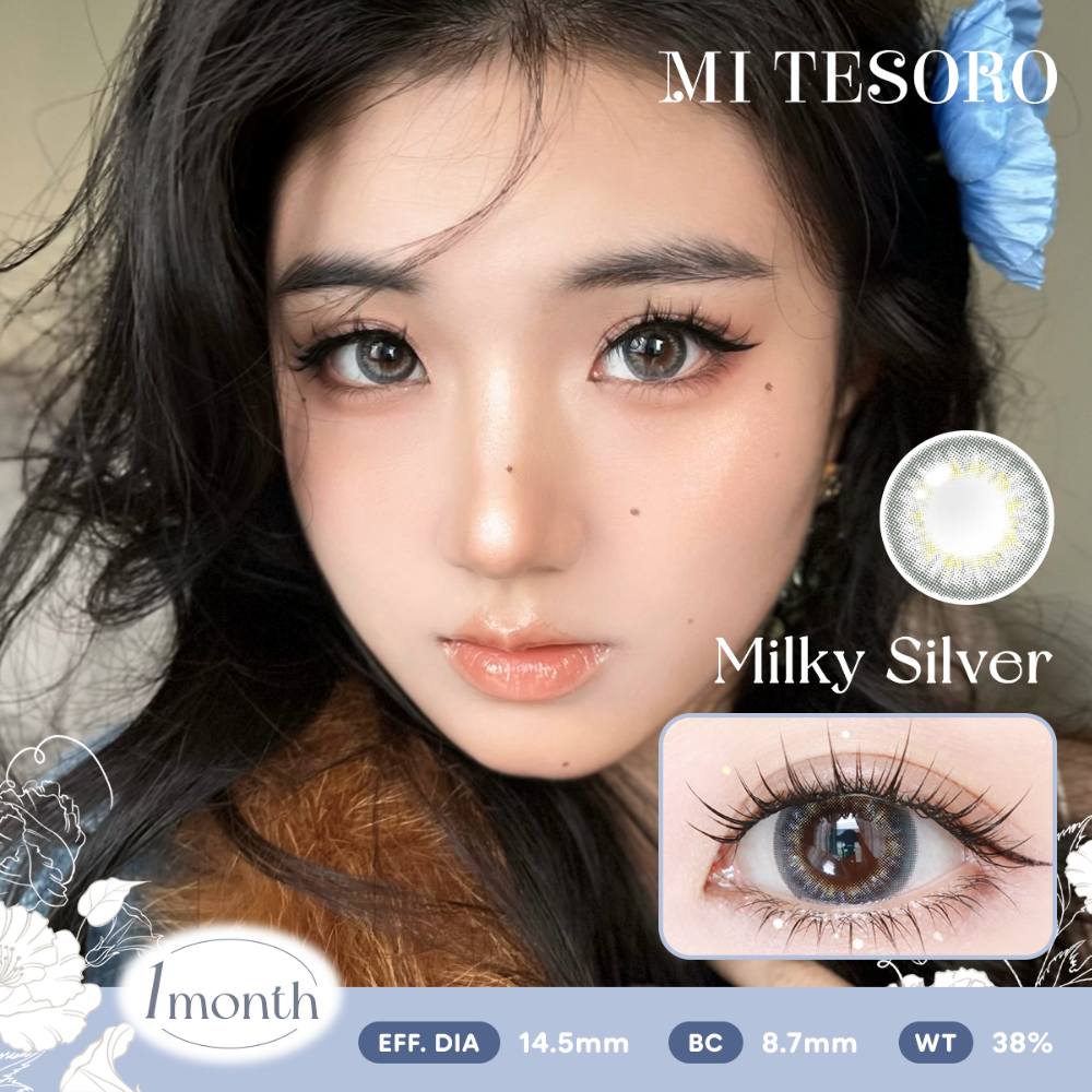 Milky Silver-Mi Tesoro Monthly Color Con 2pcs