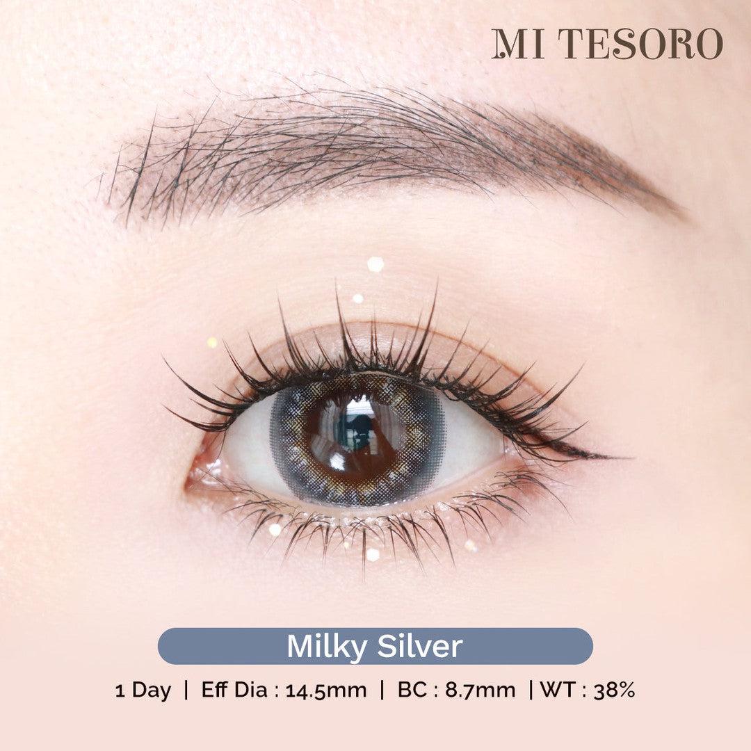 Milky Silver-Mi Tesoro Monthly Color Con 2pcs