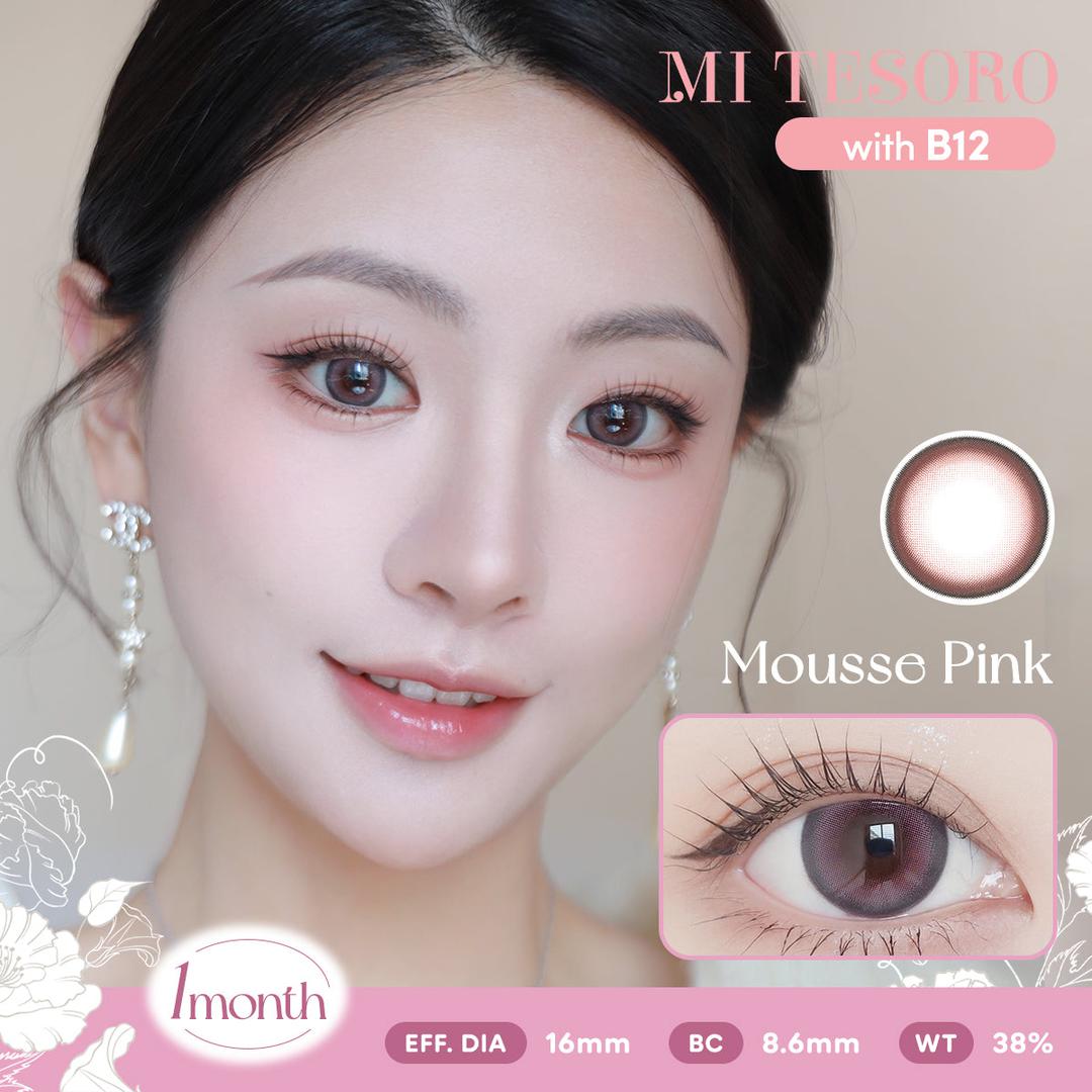 Mousse Pink-Mi Tesoro Monthly Color Con 2pcs