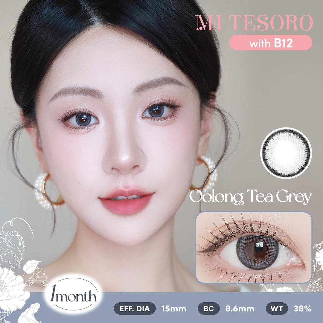 Oolong Tea Grey-Mi Tesoro Monthly Color Con 2pcs