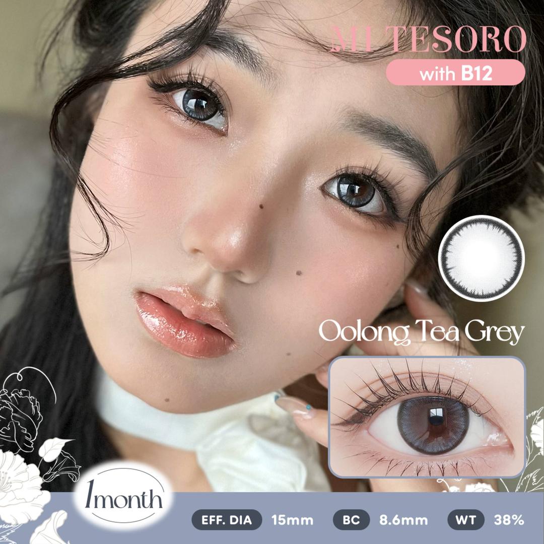 Oolong Tea Grey-Mi Tesoro Monthly Color Con 2pcs