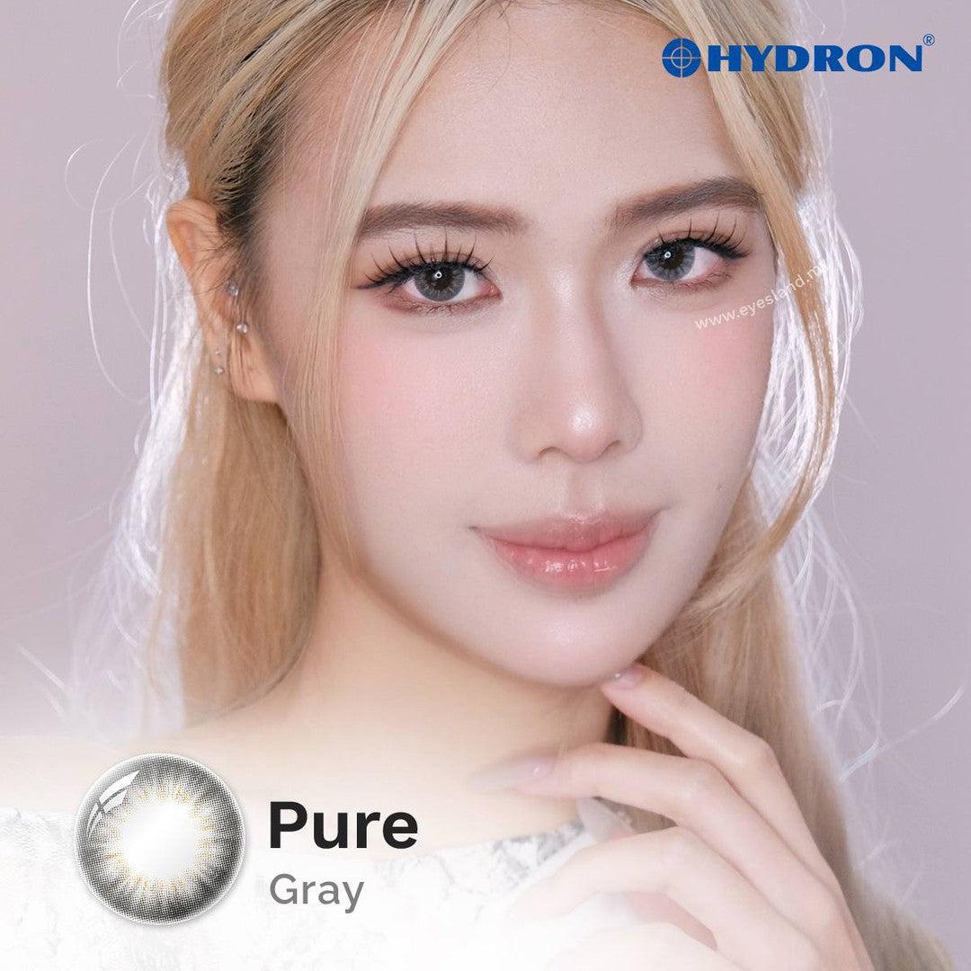 Pure Grey-Pure Plus Silicone Hydrogel 1 Day Color Contact Lens 10pcs