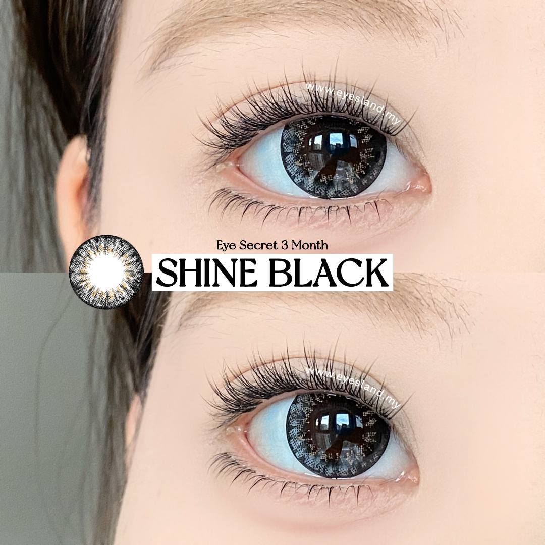 Shine Black-Eye Secret 38% 3 Month Color Lens 2pcs