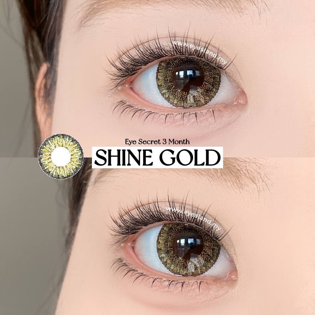 Shine Gold-Eye Secret 38% 3 Month Color Lens 2pcs