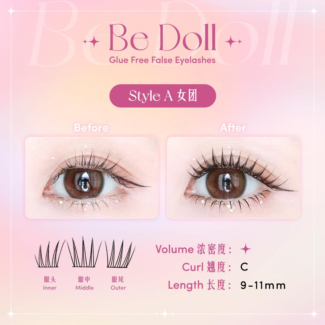 Be Doll Glue free False Eyelashes