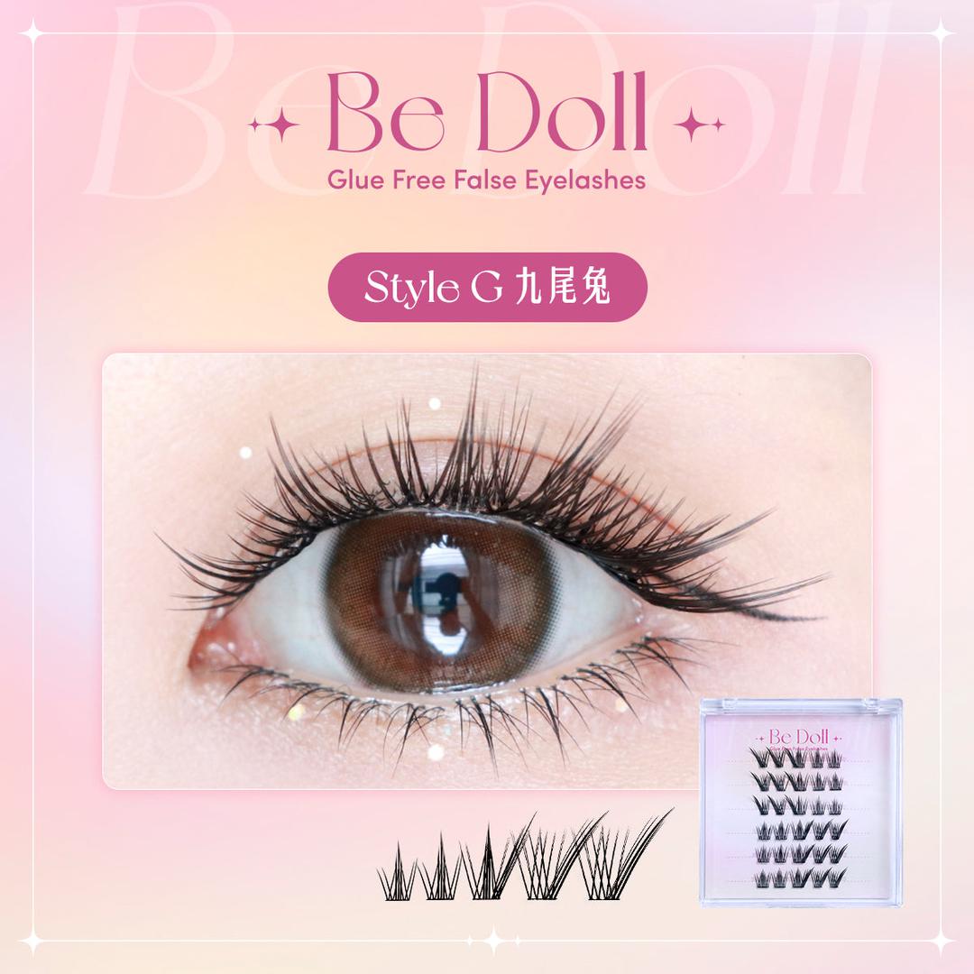 Be Doll Glue free False Eyelashes - Style G 九尾兔