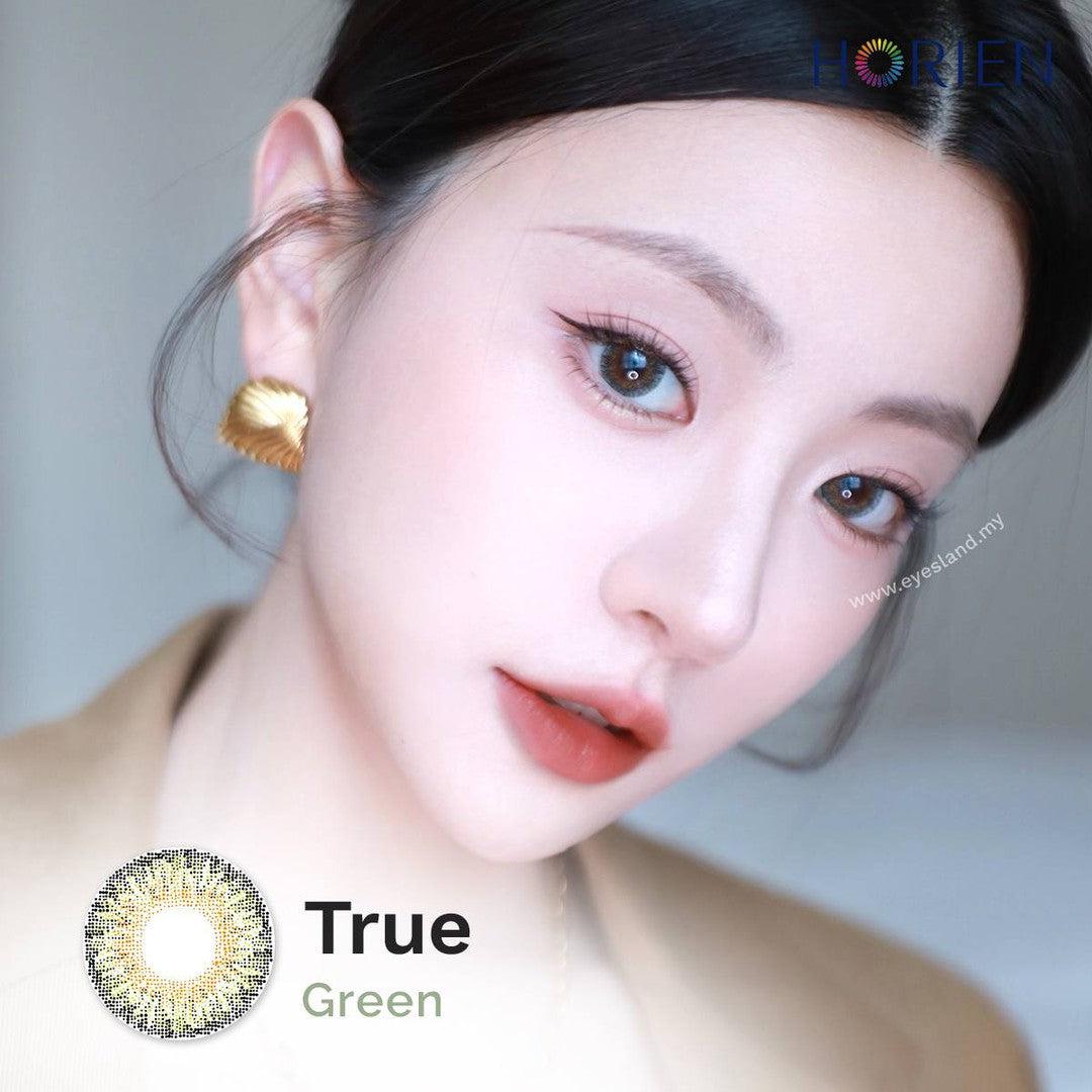 True Green-Eye Secret 38% 1 Day Color Lenses 10pcs