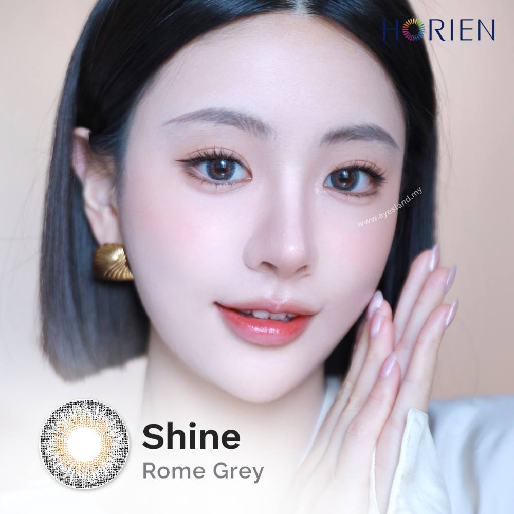 Shine Rome Grey-Eye Secret 38% 3 Month Color Lens 2pcs